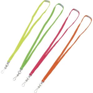Advantus Corp. Lanyard, Breakaway, 1/2"Wx36"L, 12/PK, Neon Pink