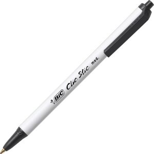 Bic  Ball Pen, Retractable, 1.0mm, 60/BX, BK