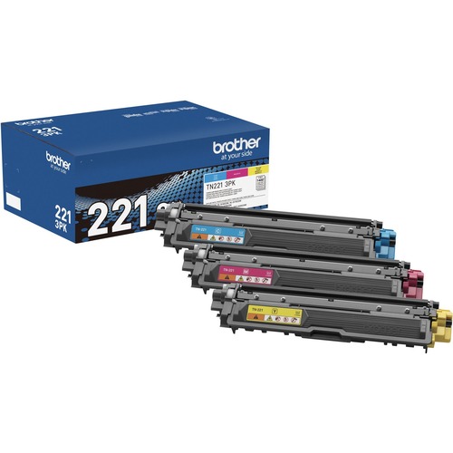Brother Toner Cartridges, 1400 Yield, 3/BX, CYN/MA/YW