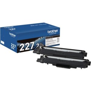 Brother  Toner Cartridge, 3000 Page Yield, 2/BX, BK