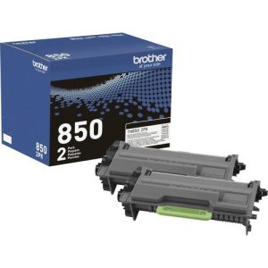 Brother  Toner Cartridge, High Yield, 8000 Pages, 2/BX, BK