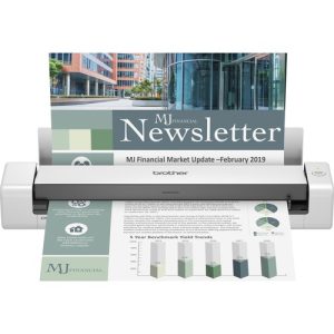 Brother Document Scanner, Duplex, 2-1/2"Wx11-9/10"Dx1-4/5"H, White