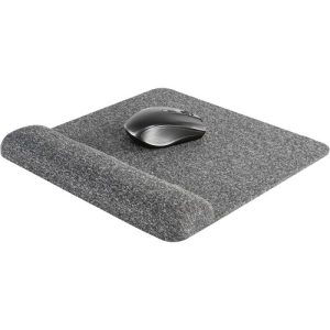 Allsop  Mousepad, w/ Wrist Rest, 11-1/2"Wx11-3/4"Lx3/4"H, Gray