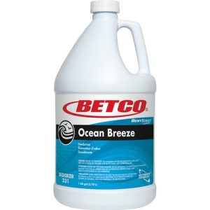 Betco Corporation  Deodorizer,Conc Liquid,Ocean Breeze,1 Gal,Turquoise