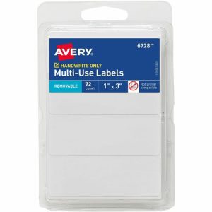 Avery  Multipurpose Labels,Removable,1"x3",72/PK,36PK/CT,WE
