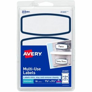 Avery  Labels,Removable,Arched,3-3/4"x1-5/8",270/CT,WE/BE Border