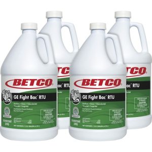 Betco Corporation  Disinfectant, Hospital-Grade, No Rinse, 1 Gal, 4/CT, Clear