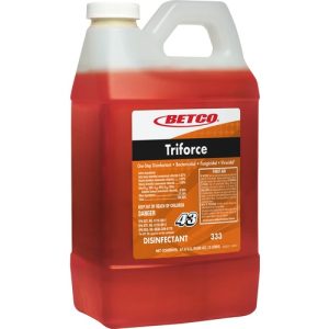 Betco Corporation  Disinfectant,Triforce,Conc,Fast Draw,2 Liter,Orange