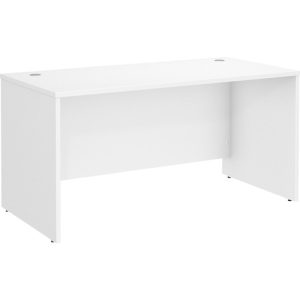 Bush Business Furniture  Desk Shell,2 Gromments,59.45"x29.37"x29.84",White