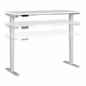 Bush Business Furniture  Desk,Sit-Stand,Hght-Adj,Electric,60"x30"x28"-48",WE Spectrum