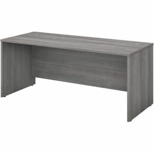 Bush Business Furniture  Desk Shell,71.02"x29.37"x29.84",Platinum Gray