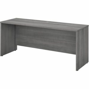 Bush Business Furniture  Credenza Desk Shell,71.02"x23.35"x29.84",Platinum Gray