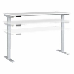 Bush Business Furniture  Desk,Sit-Stand,Hght-Adj,Electric,72"x30"x28"-48",WE Spectrum