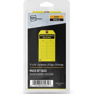 Avery  Maintenance Record Tags,Strung,3"x5-3/4",25/PK,YW
