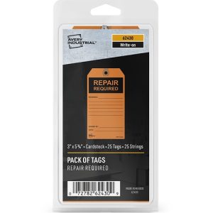 Avery  Repair Required Tags,Pre-strung,3"x5-3/4",25/PK,OE