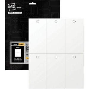 Avery  Safety Tags,50 lb Strength, 5-1/2"x2-13/14",60/PK,WE