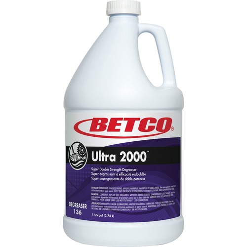 Betco Corporation Degreaser,Double-Strength,Concentrated,1 Gal,4/CT,Green