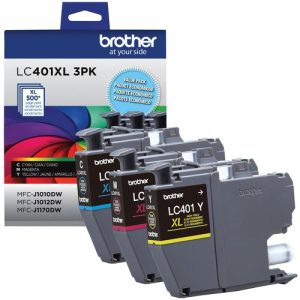 Brother  Ink Cartridge,MFC-J1010DW,500 Pg Yld Each,3/PK,CY/MA/YW
