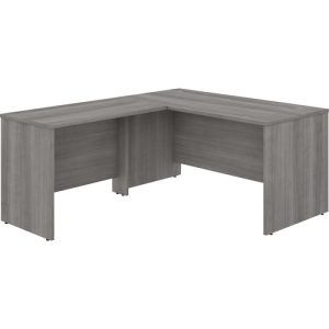 Bush Business Furniture  Desk,w/Return,60"x72"x30",Platinum Gray