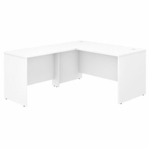 Bush Business Furniture  Desk,w/Return,60"x72"x30",White