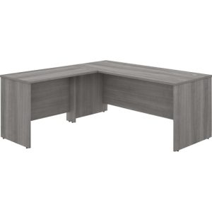 Bush Business Furniture  Desk,w/Return,72"x72"x30",Platinum Gray