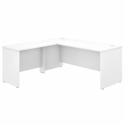 Bush Business Furniture Desk,w/Return,72"x72"x30",White