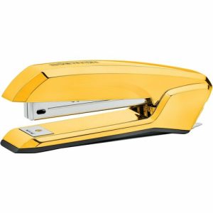 Bostitch (Stanley Bostitch)  Stapler,w/Built-in Remover,Tacking,20-Sht Cap,Gold Metal