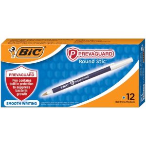 Bic  Pen, Antibacterial, Ballpoint, Blue