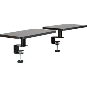 Allsop  Monitor Stands,Dual,15"x9-1/4"x5-3/4",Black/Silver