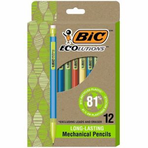 Bic  Mechanical Pencil,0.0.7mm,BK Lead,AST Barrel