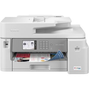 Brother  Printer,Scan/Copy/Fax,Wireless,ADF,30ppm,21.5"x17.2"x12",WE