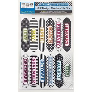 Ashley Productions, Inc. Board Header,Jan-Dec,Magnetic,Pattern,12 Pieces,MI