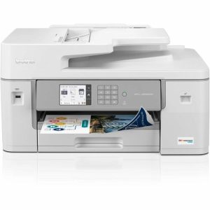 Brother  Printer,Scan/Copy/Fax,Wireless,ADF,30ppm,22.7"x18.8"x12,WE