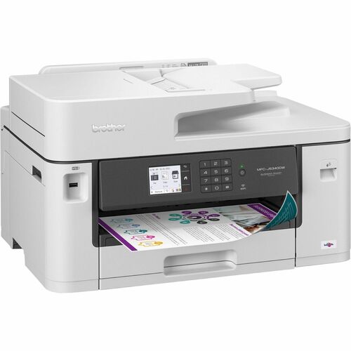 Brother Printer,Scan/Copy/Fax,Wireless,TouchScren,20.9"x15.7"x12",WE