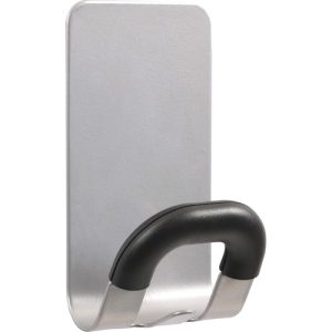 Alba, Inc  Coat Hook,Magnetic,f/Metal Surfaces,24/CT,Gray