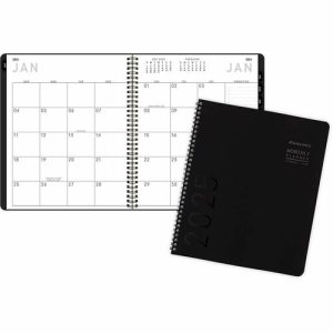 AT-A-GLANCE  Planner,Lite,Mthly,12 Mths,Jan-Dec,9"x11"Pg Size,Black