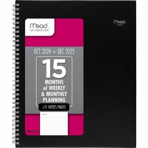 AT-A-GLANCE  Planner,Wkly/Mthly,15Mths,Oct-Dec,8-1/2"x11"Page,BK