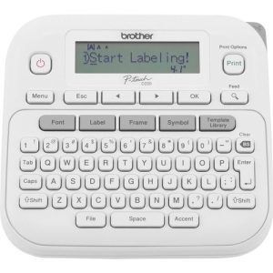 Brother  Label Maker,180dpi,20mm/sec,1/2"Labels,6.2"x5.9"2.7",WE