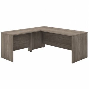 Bush Business Furniture  Desk,w/Return,72"x72"x30",Modern Hickory