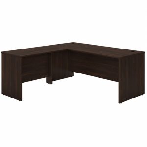 Bush Business Furniture  Desk,w/Return,72"x72"x30",Black Walnut