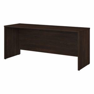 Bush Business Furniture  Credenza Desk,71.1"x23.35"x29.84",Black Walnut