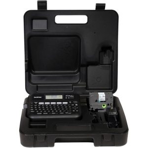 Brother  Label Maker,w/Case,Bluetth,20mm/Sec,7.4"x7"x2.8",BK
