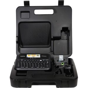 Brother  Label Maker,w/Case,LCD,30mm/Sec,8"x7.7"x3.4",BK