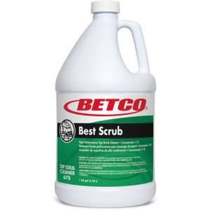 Betco Corporation  Floor Cleaner, Top Scrubber, Conc, 1 Gal, 4/CT, Green