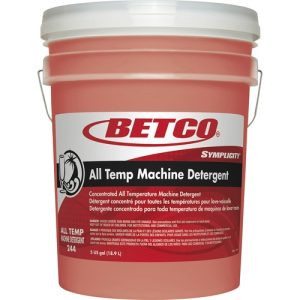 Betco Corporation  Detergent,Machine,Conc Liquid,All-Temp,5 Gal Pail,CL OE