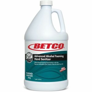 Betco Corporation  Hand Sanitizer,Foam,Alcohol,Citrus,1 Gal,Light Blue