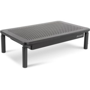 Allsop  Monitor Stand,Adjustable Legs,30 lb Cap,BK