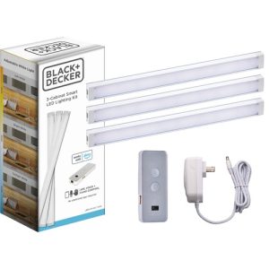 Bostitch (Stanley Bostitch)  Under Cabinet Lighting Kit,Alexa Compatible,3 Bars,9"L,SR