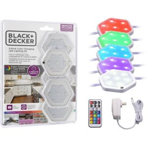 Bostitch (Stanley Bostitch)  Under Cabinet Light Kit,5 Lights,Color Changing,WE