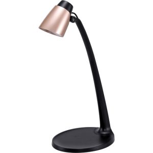 Bostitch (Stanley Bostitch)  Lamp,f/Desk,Adjustable Head,LED,3.5 Watt,Rose Gold/Black